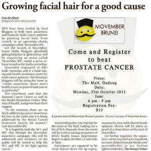 Newspaper Clipping - Brunei Times - October 31st